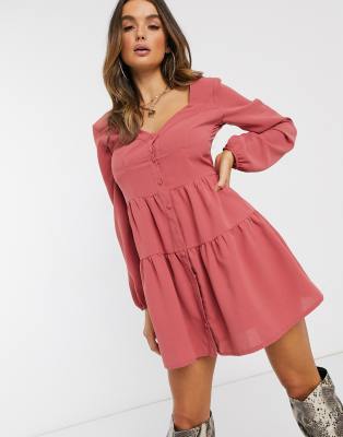 missguided smock dress