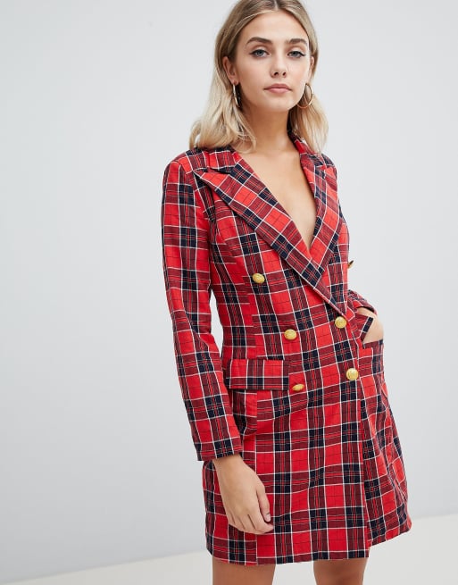 Missguided 2025 tartan dress