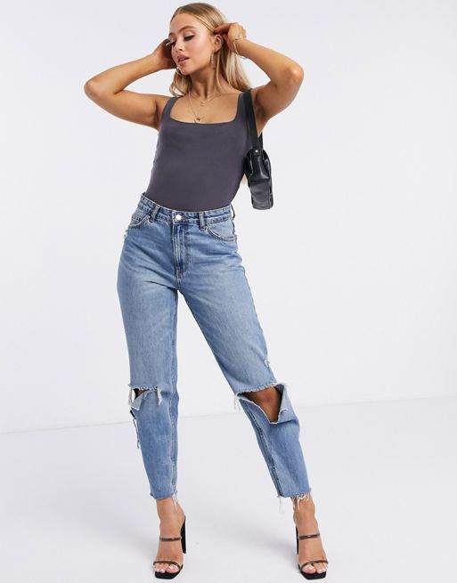 Missguided Grey Slinky Culottes, $24, Missguided