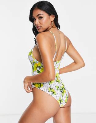 swimsuit with lemons