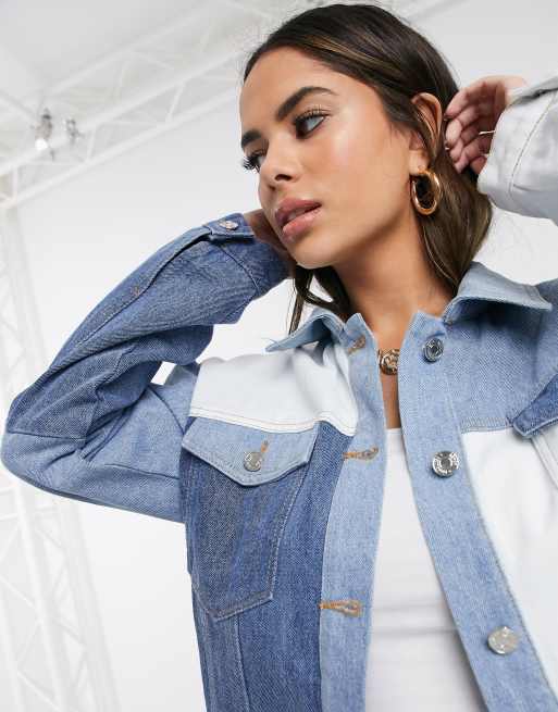 Missguided veste en jean hotsell