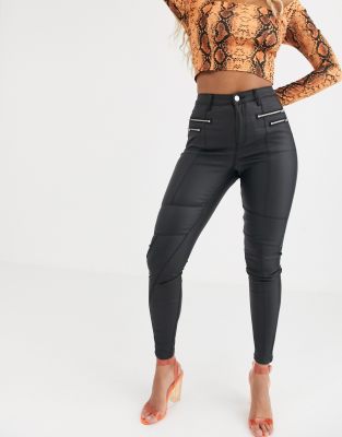 missguided vice coated skinny