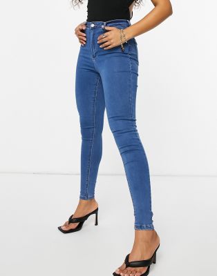 blue vice high waisted skinny jeans