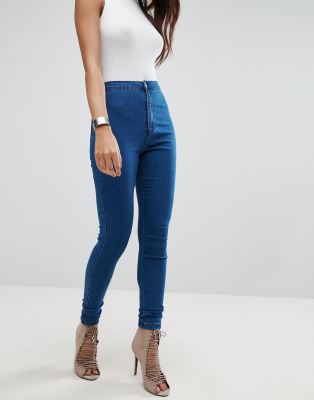 super stretch high waisted skinny jeans