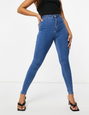 high waisted skinny jeans with belt loops