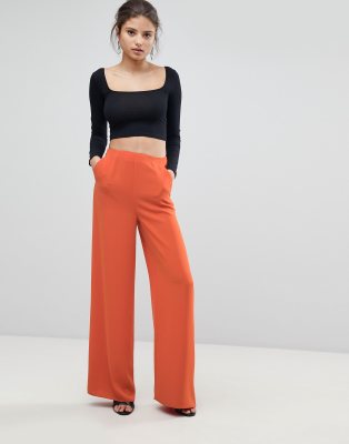 missguided wide leg jeans