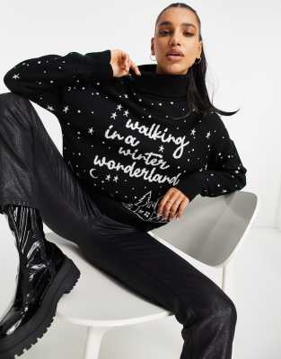 missguided black jumper