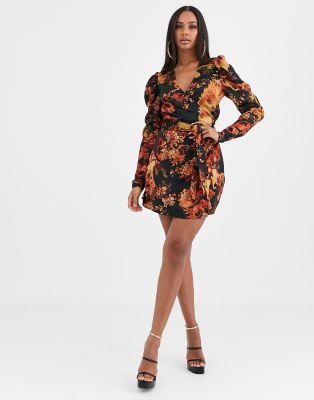 missguided wrap dress