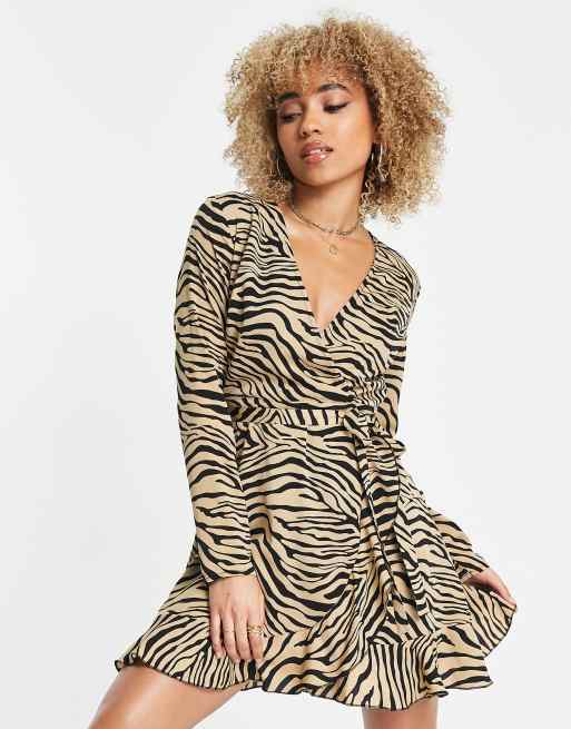 Missguided tiger dress sale