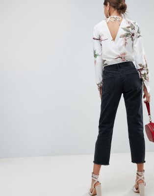missguided wrath straight leg jean