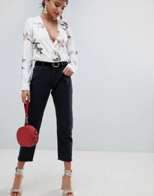 missguided wrath straight leg jean