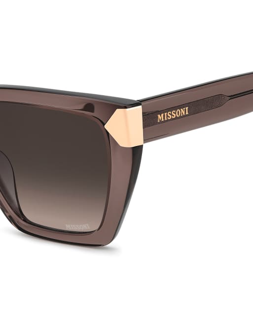 Missoni lunettes de soleil carrées avec verres dégradés marron, 4 de 7