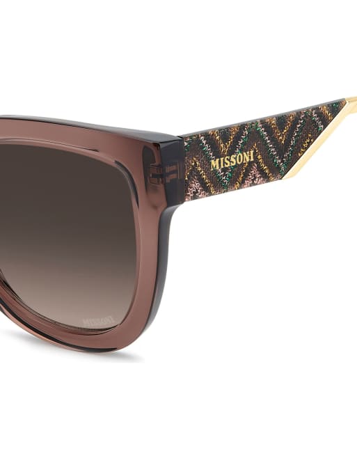 Missoni lunettes de soleil carrées avec verres dégradés marron, 4 de 7