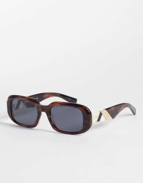 Missoni Square-oval sunglasses with grey lenses in brown - BROWN - view 1
