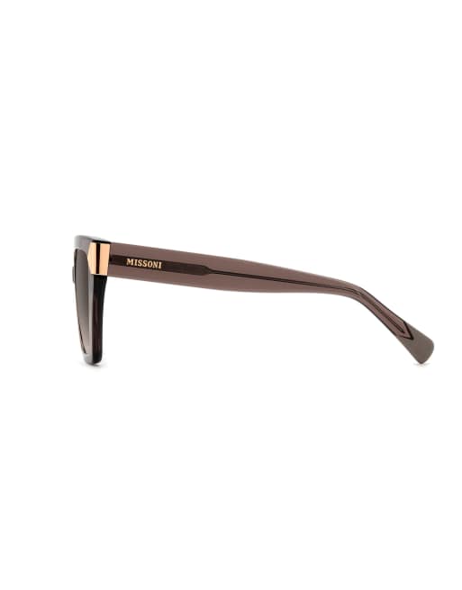 Missoni Sunglasses Missoni sung square sunglasses with brown shaded gradient lenses in brown, 3 of 7