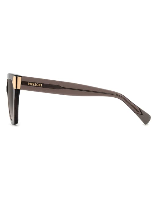 Missoni Sunglasses Missoni sung square sunglasses with brown shaded gradient lenses in brown, 7 of 7