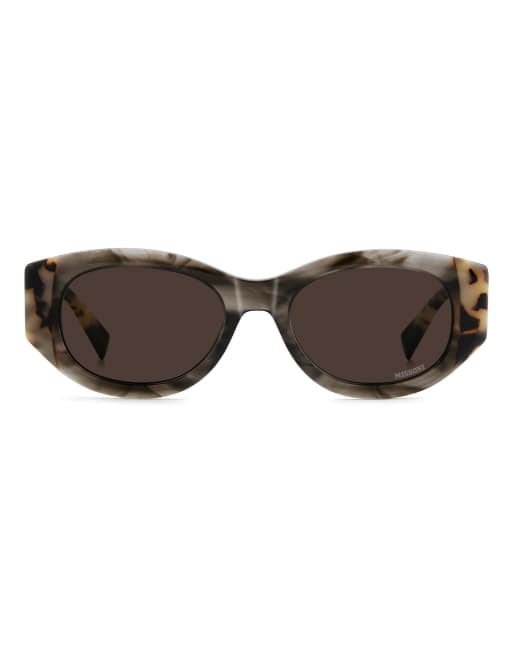 Missoni Sunglasses Oval cat eye sunglasses with brown lenses in multi, 2 of 5