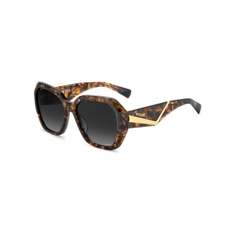 Missoni Sunglasses Oversized gold chain sunglasses with dark  display picture 3