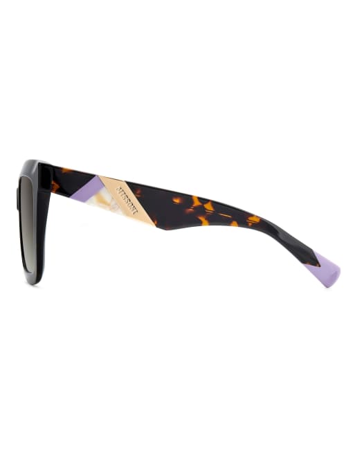 Missoni Sunglasses Oversized square sunglasses with brown shaded lenses in brown, 5 of 6