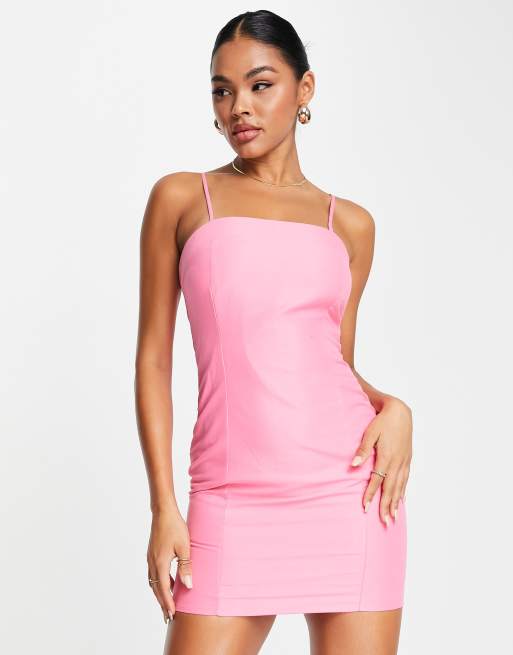 Missy Empire 90s mini dress in pink ASOS
