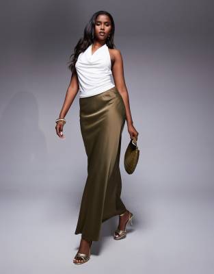 Missyempire Missy Empire Double Sculpted Slinky Cowl Neck Open Back Top