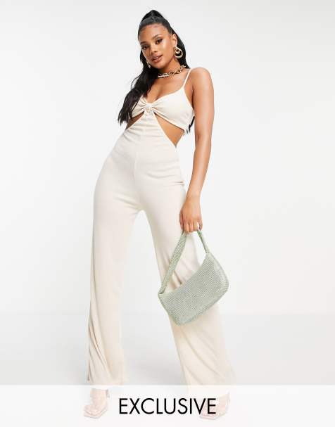 Women S White Jumpsuits Rompers Asos