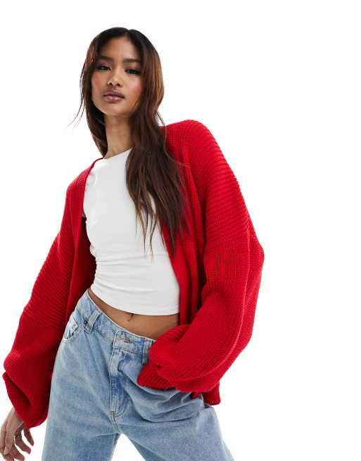 Missy Empire - Gilet avec poche - Rouge