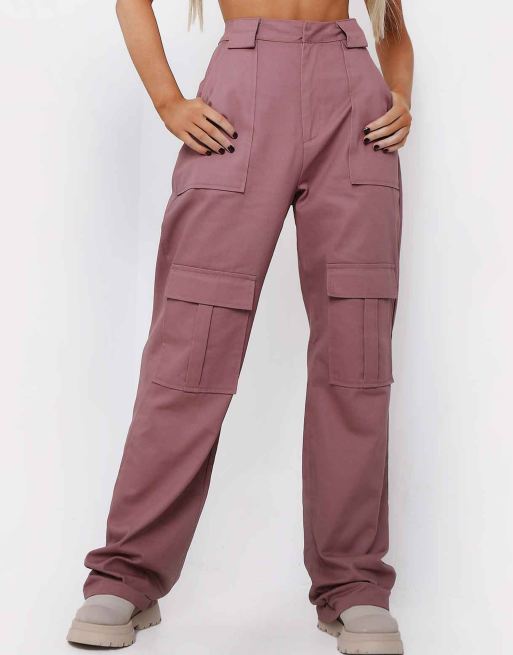 Pantalon 2024 cargo mauve