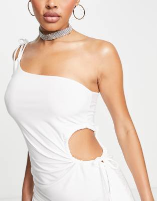 missy empire white dress