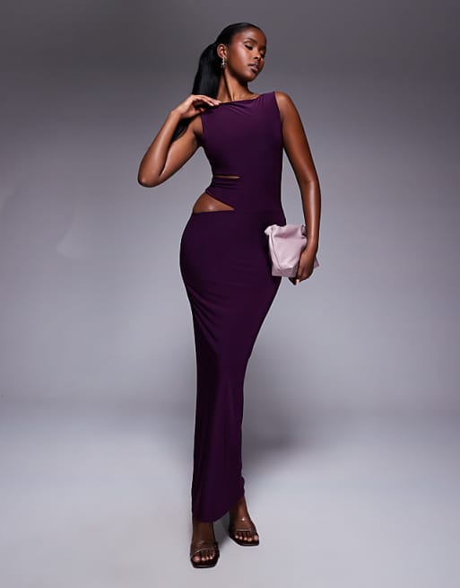 Chiffon Sleeveless Maxi Round Neck Middle Waist Evening Dresses Chiffon Sleeveless Maxi Round Neck Middle Waist Evening Dresses