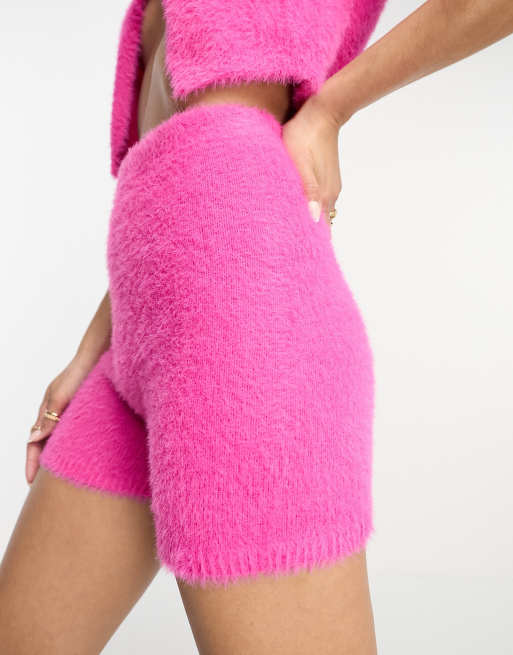 Fluffy shorts best sale and top