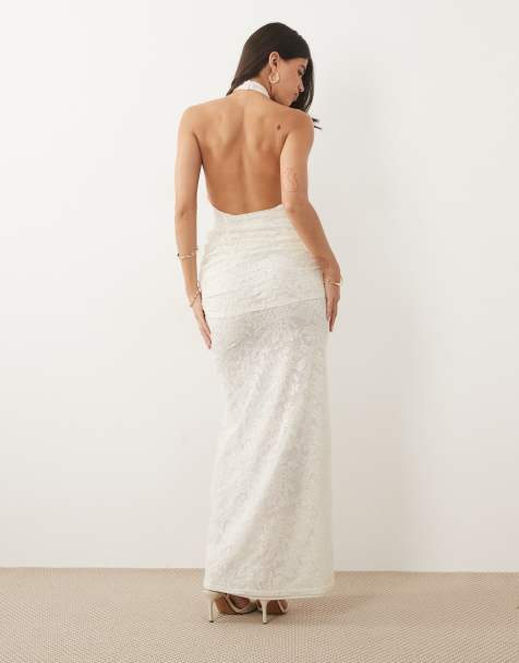 White Cut Out Dresses