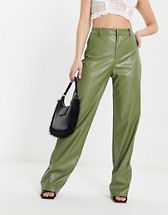 MISSGUIDED Camel Contrast Panel Ski Trousers with Stirrups UK 12 (MSGD4-8)