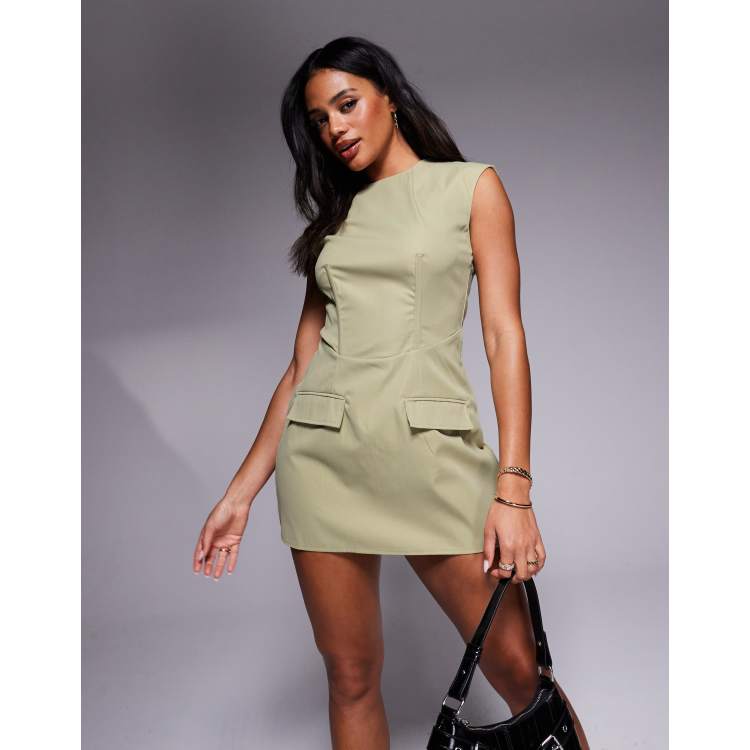 sage green dress with pockets Green Goddess Dressing – eatLolis