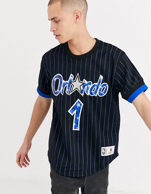 Mitchell & Ness Name & Number Orlando Magic Penny Hardaway mesh crew neck in black