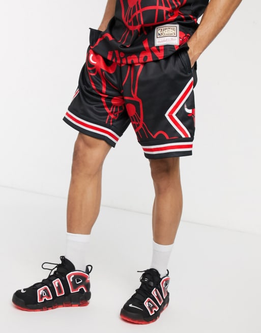 MITCHELL & NESS - Men - Chicago Bulls Sketch Shorts - Black - Nohble