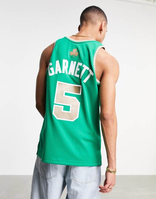  adidas Boston Celtics #5 Kevin Garnett Green Road Swingman  Basketball Jersey (X-Large) : Sports Fan Jerseys : Sports & Outdoors