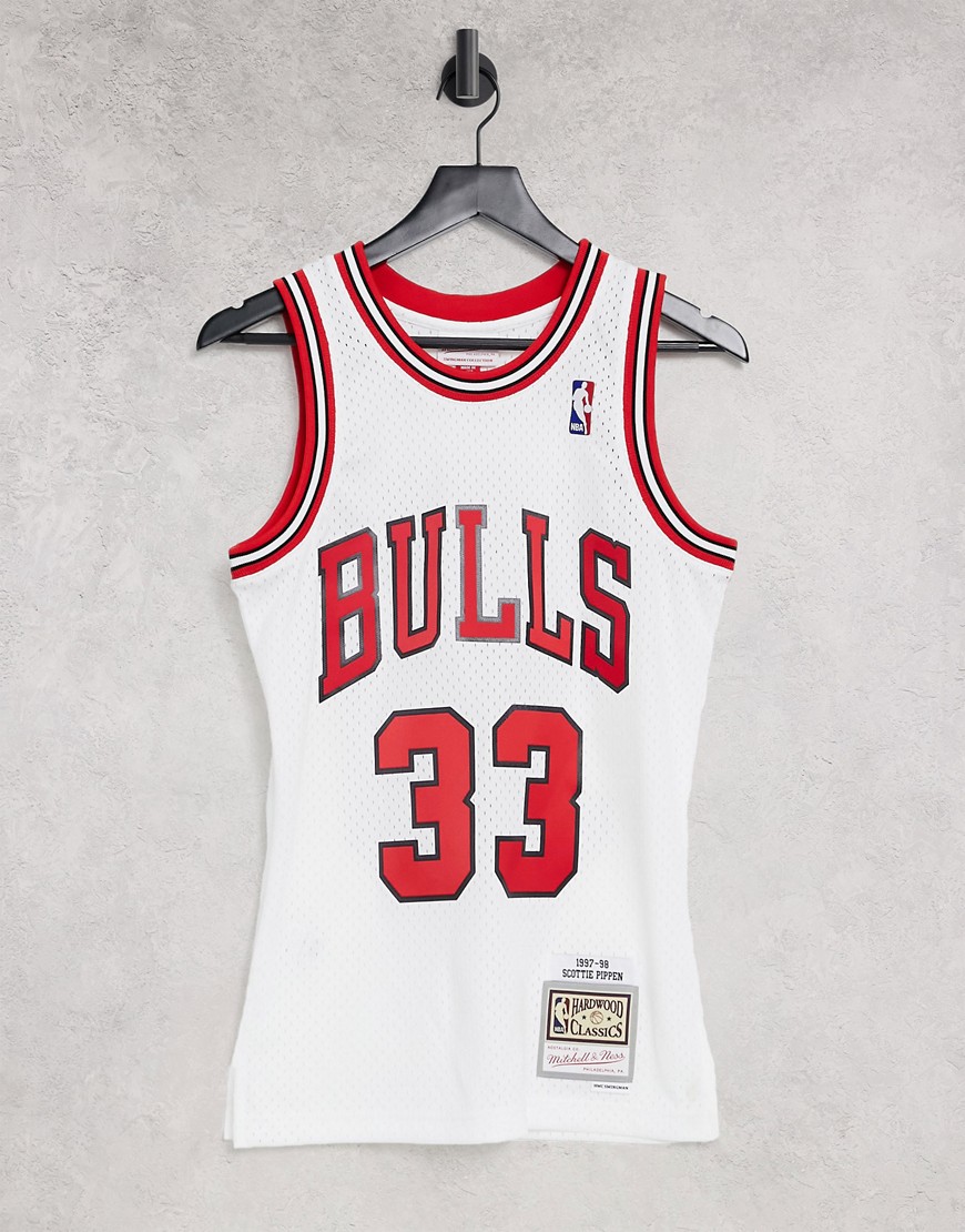 Mitchell & Ness NBA Chicago Bulls Scottie Pippen swingman jersey vest in white
