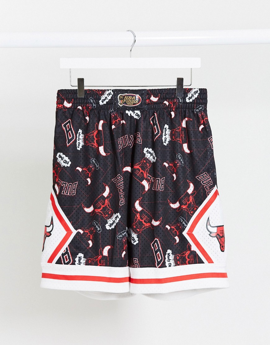 Mitchell & Ness – NBA Chicago Bulls Tear Up Pack Swingman – Svarta shorts