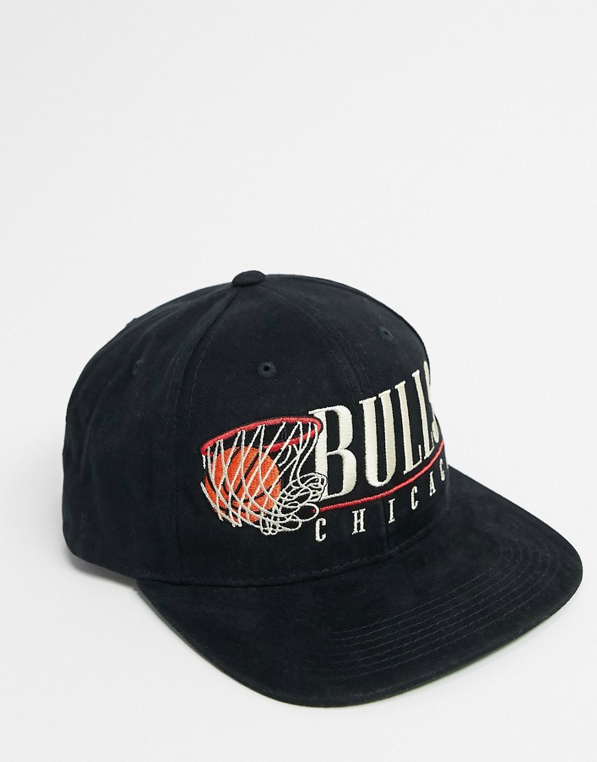 Mitchell & Ness - NBA Chicago Bulls Vintage Hoop - Cappellino snapback nero