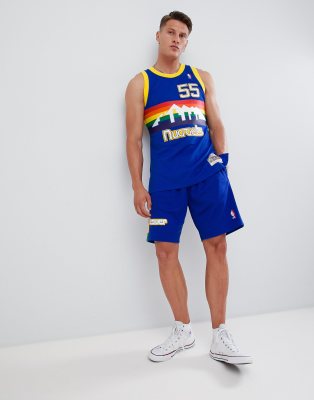 denver nuggets shorts mitchell and ness