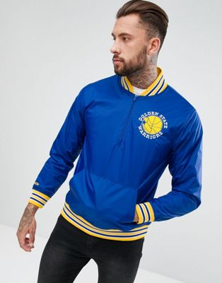 golden state warriors jacket mitchell and ness