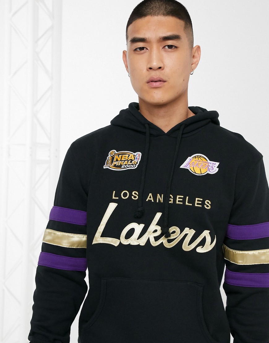 Mitchell & Ness - NBA - LA Lakers Championship Game - Hoodie in zwart