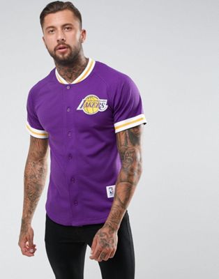 NBA Mesh LA Lakers Oversized Mesh T-Shirt D01_391