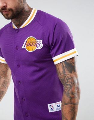 \u0026 Ness NBA L.A Lakers Mesh T-Shirt 