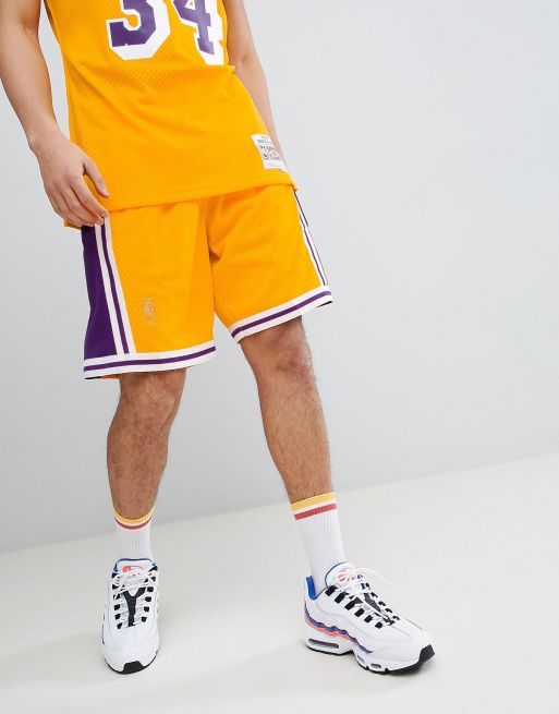 Mitchell & Ness Lakers Swingman Basketball Shorts