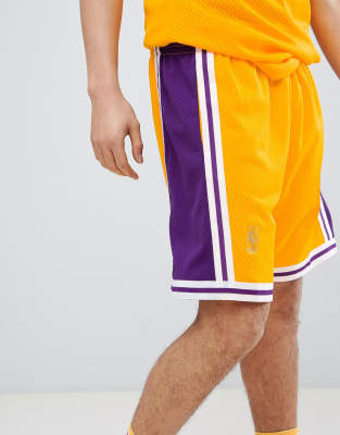 mitchell and ness laker shorts