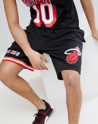 Black Nike NBA Miami Heat Swingman Shorts