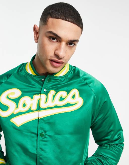 Seattle SuperSonics Green Satin Jacket