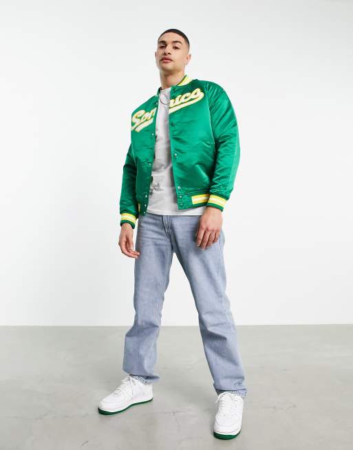 Seattle SuperSonics Green Satin Jacket